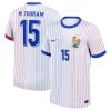 Maglia ufficiale Francia M. Thuram 15 Trasferta Euro 2024 per Uomo